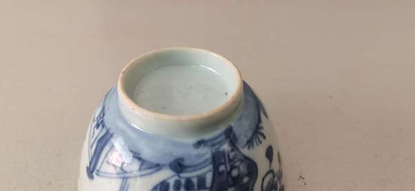 古玩陶瓷康熙青花博古紋杯拍賣,當(dāng)前價(jià)格1000元