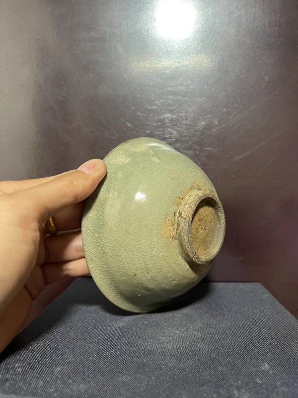 古玩陶瓷元龍泉青瓷撇口碗拍賣,當前價格5500元