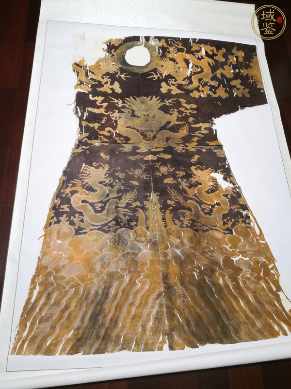 古玩雜項吉服龍袍真品鑒賞圖