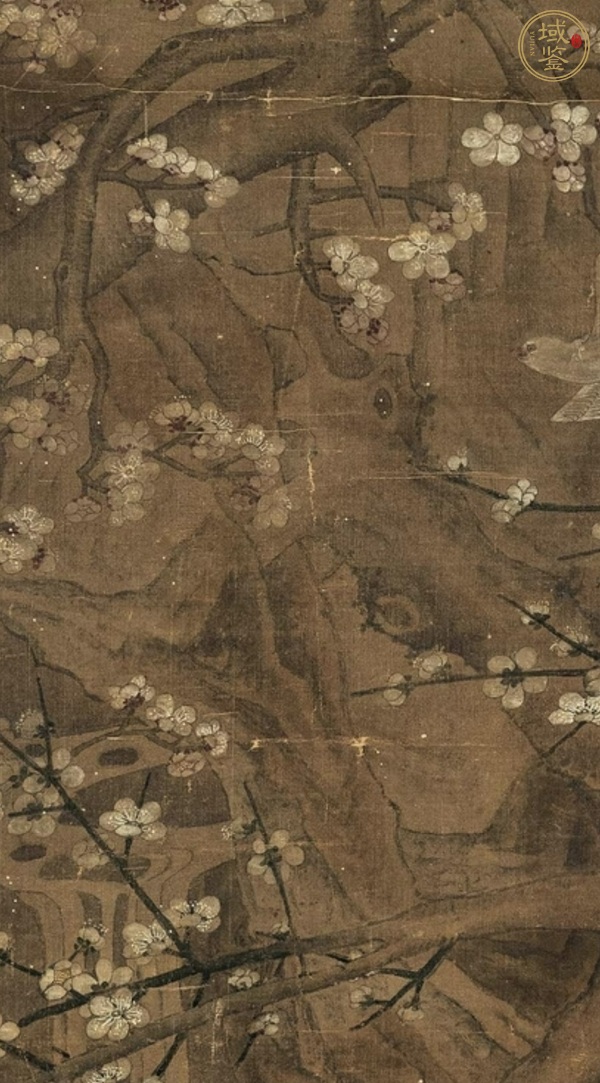 古玩字畫舊仿北宋趙昌花鳥真品鑒賞圖