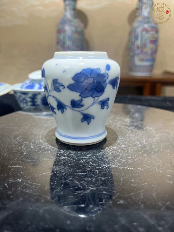 古玩陶瓷青花小罐真品鑒賞圖