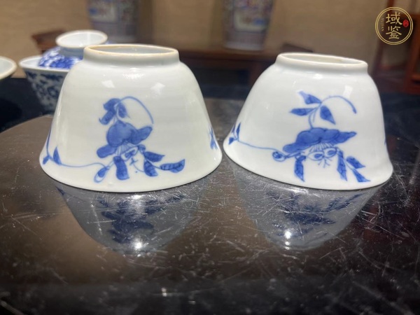 古玩陶瓷青花茶園真品鑒賞圖