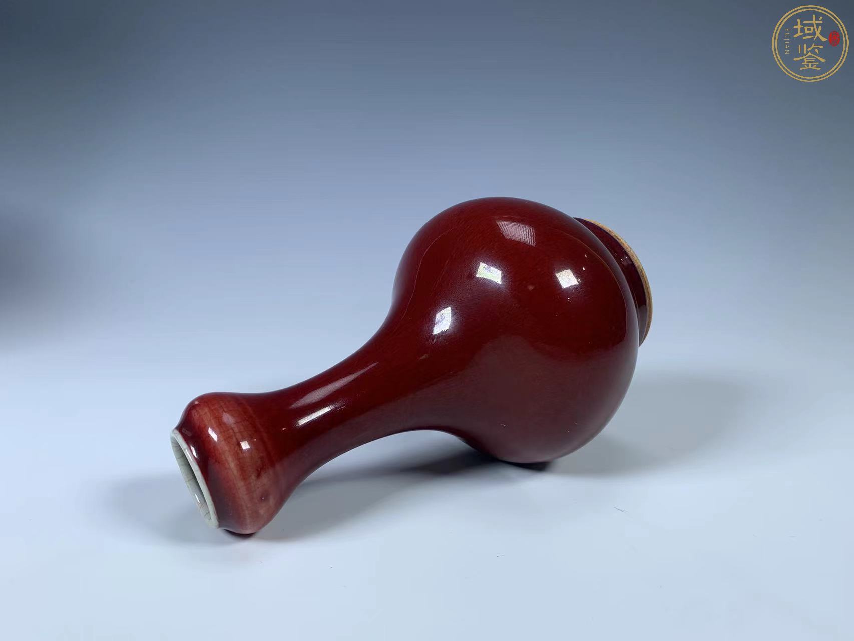 域鉴古玩】清乾隆(精品)•郎窑红釉蒜头瓶拍卖价格/图片/值多少钱 域鉴古玩】清乾隆(精品)•郎窑红釉蒜头瓶拍卖价格/图片/值多少钱