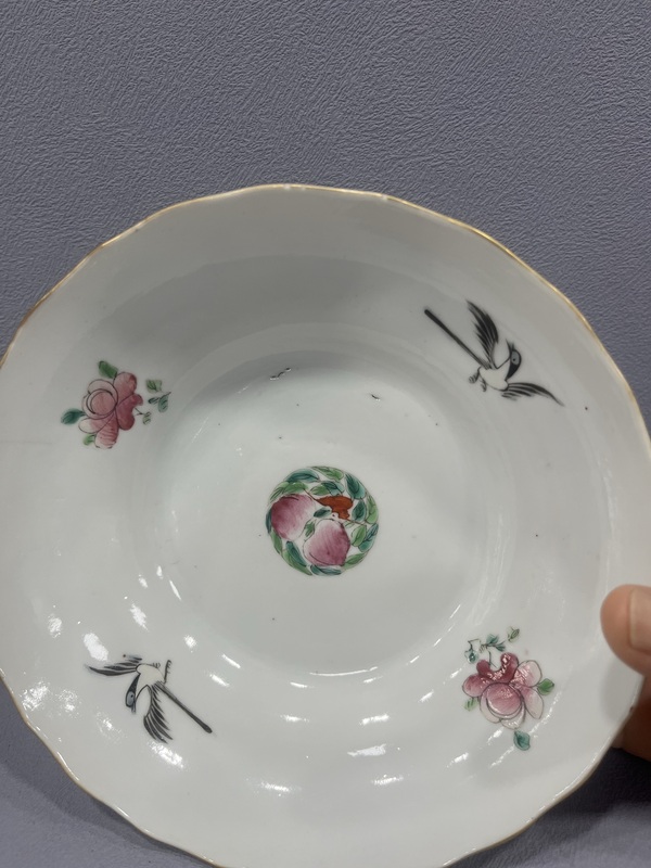 古玩陶瓷粉彩金玉滿堂紋折腰花口碗拍賣,當(dāng)前價(jià)格3500元