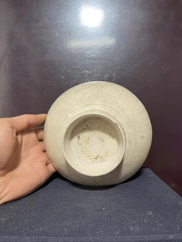 古玩陶瓷宋.影青釉刻鹿紋杯托拍賣,當前價格1500元