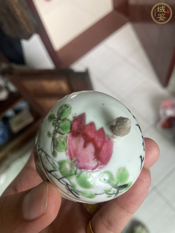 古玩陶瓷花鳥糖缸真品鑒賞圖