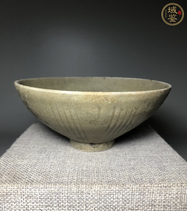 古玩陶瓷宋：珠光青瓷蓖花碗真品鑒賞圖