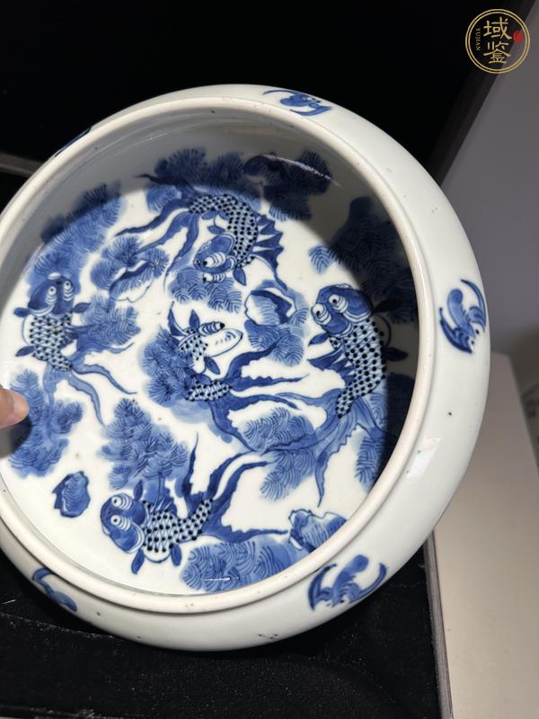 古玩陶瓷青花洗真品鑒賞圖