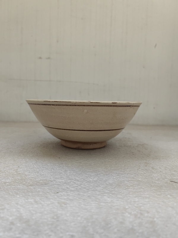 古玩陶瓷磁州窯褐彩碗拍賣,當前價格789元