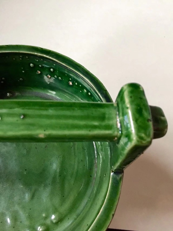 古玩陶瓷綠釉水桶擺件拍賣,當前價格1680元