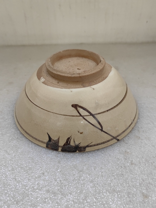 古玩陶瓷磁州窯褐彩碗拍賣,當前價格789元