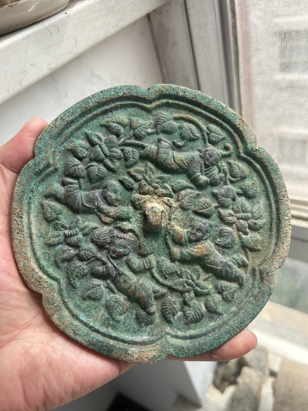 古玩銅器銅鏡拍賣,當前價格15000元