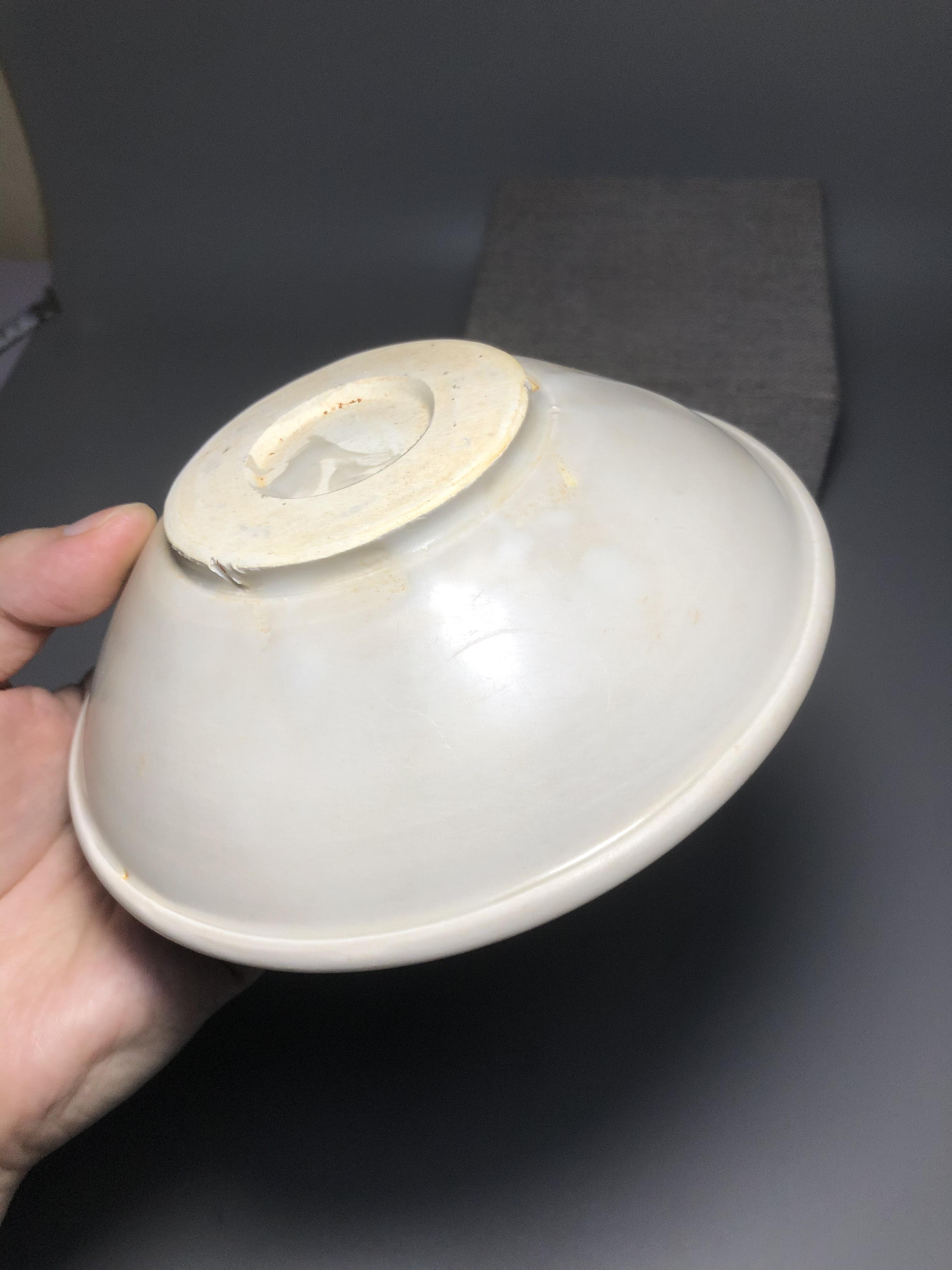白釉玉壁底碗 ＊けい州窯 ＊晩唐