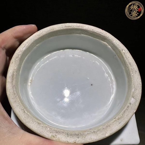 古玩陶瓷粉彩花卉琮式瓶真品鑒賞圖