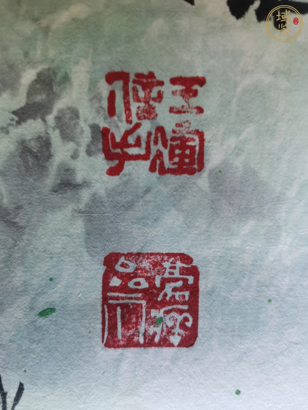 古玩字畫山澗鹿蹤真品鑒賞圖