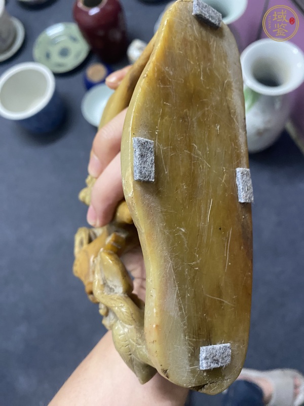 古玩雜項仙翁騎鹿擺件真品鑒賞圖