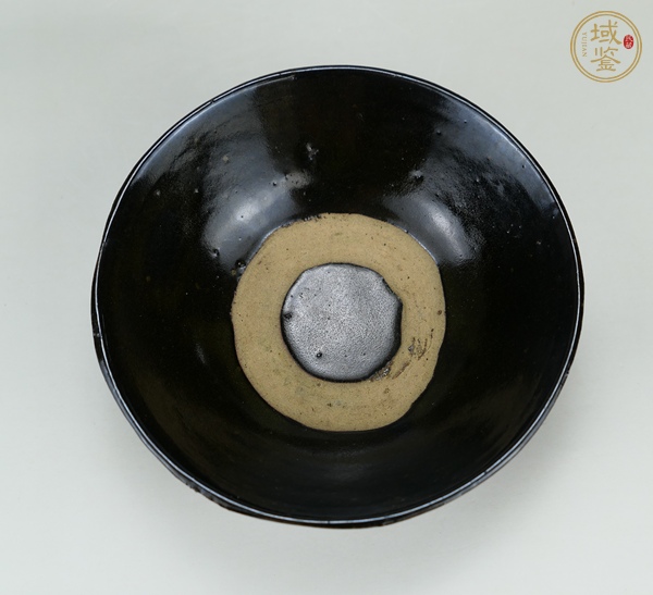 古玩陶瓷磁州窯黑釉茶碗真品鑒賞圖