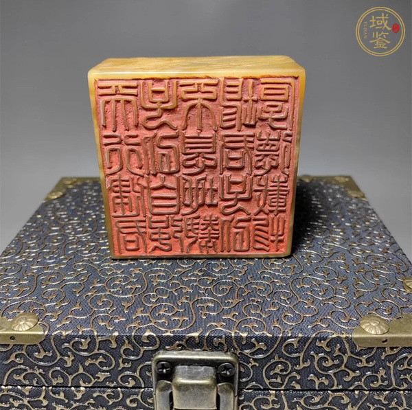 古玩雜項老撾石印章真品鑒賞圖