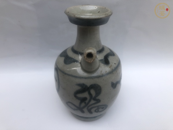 古玩陶瓷青花福字紋軍持真品鑒賞圖