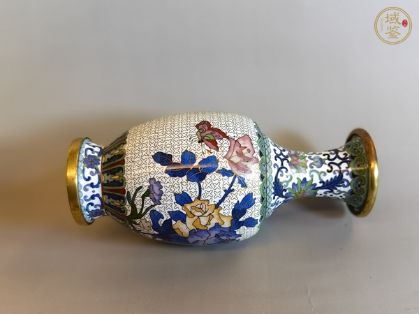 古玩雜項景泰藍(lán)銅瓶真品鑒賞圖