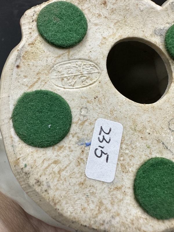 古玩陶瓷民國(guó)粉彩花卉紋壽星雕像拍賣,當(dāng)前價(jià)格2500元
