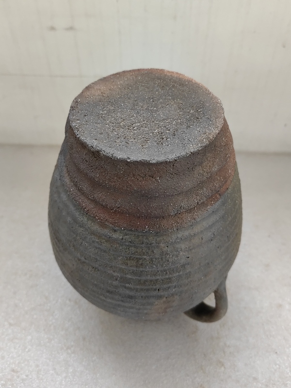 古玩陶瓷褐釉花澆拍賣,當前價格678元