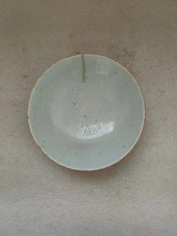 古玩陶瓷豆青釉高足盤拍賣,當(dāng)前價格180元