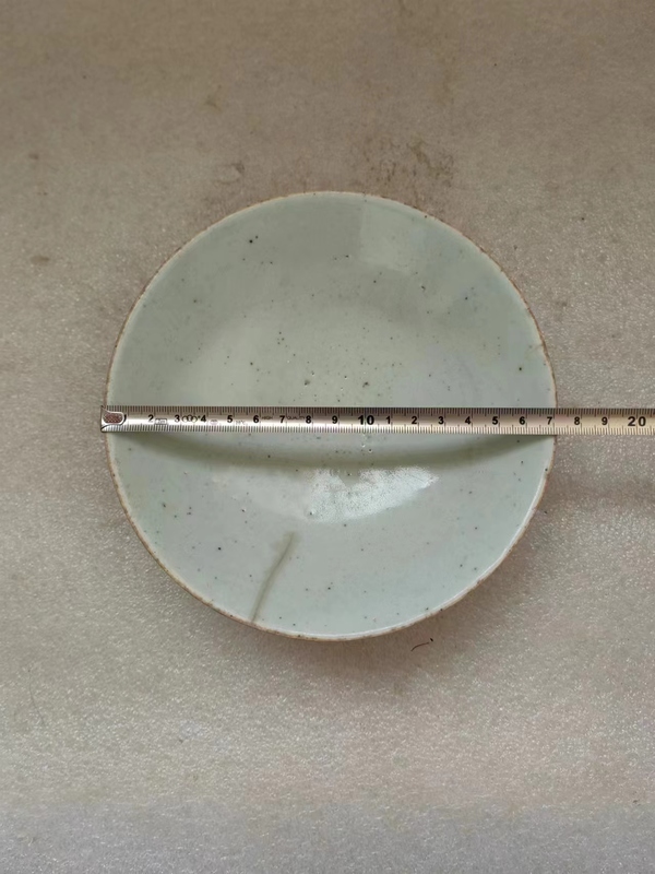 古玩陶瓷豆青釉高足盤拍賣,當(dāng)前價格180元