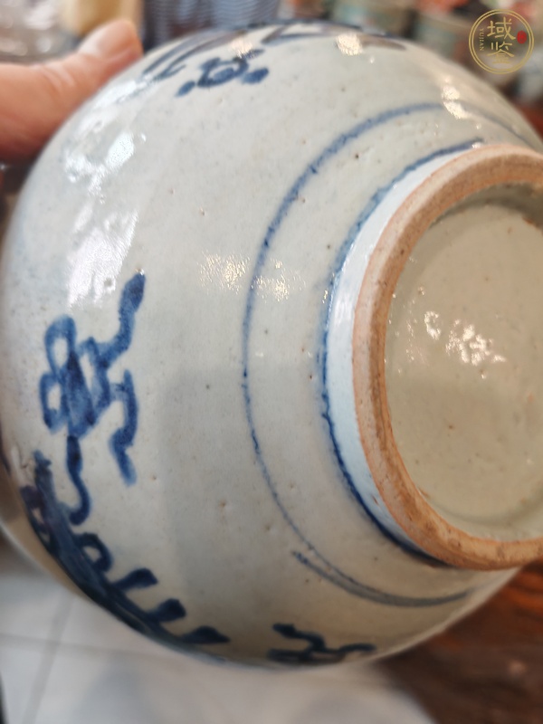 古玩陶瓷青花博古花卉紋爐真品鑒賞圖