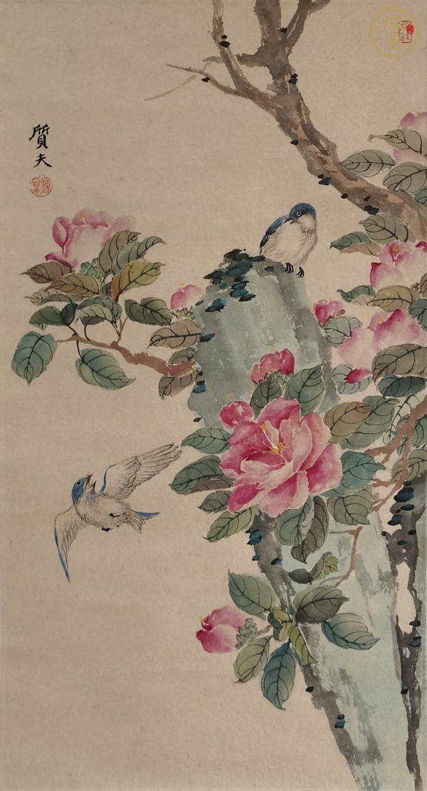 古玩字畫花鳥真品鑒賞圖