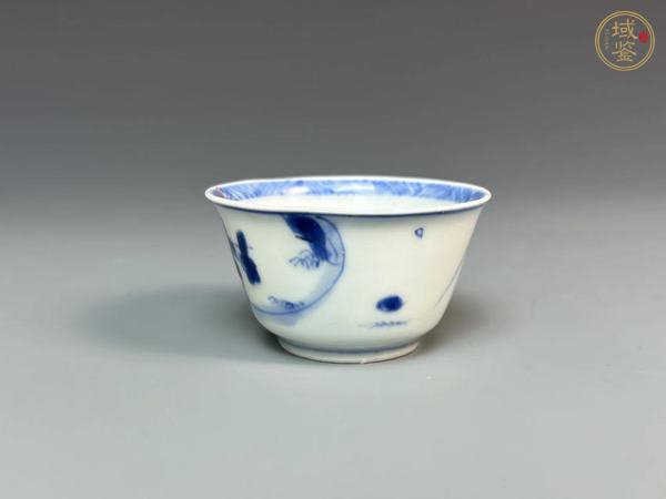 古玩陶瓷青花人物杯899真品鑒賞圖