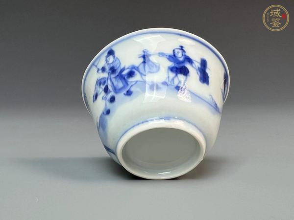 古玩陶瓷青花人物杯899真品鑒賞圖