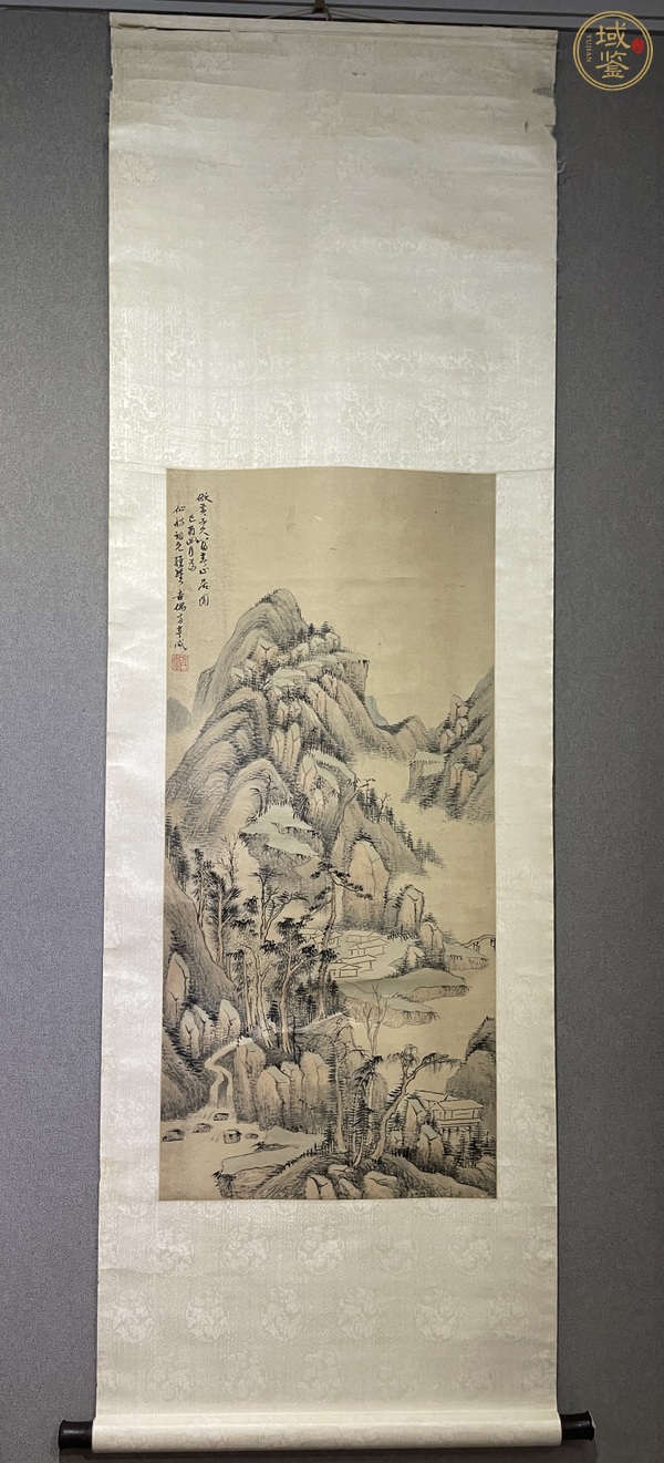 古玩字畫方亨咸山水（原裱）真品鑒賞圖