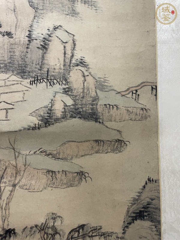 古玩字畫方亨咸山水（原裱）真品鑒賞圖