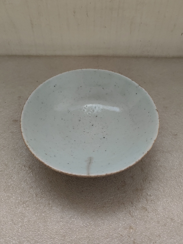 古玩陶瓷豆青釉高足盤拍賣,當(dāng)前價格180元