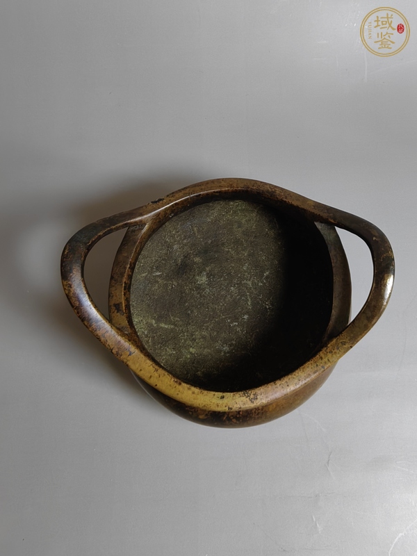 古玩銅器鳳眼爐真品鑒賞圖