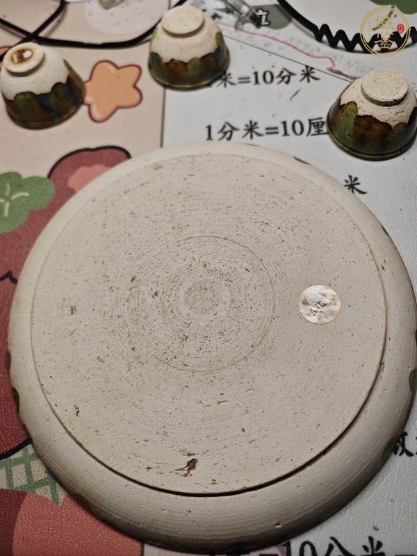 古玩陶瓷三彩茶器一套真品鑒賞圖