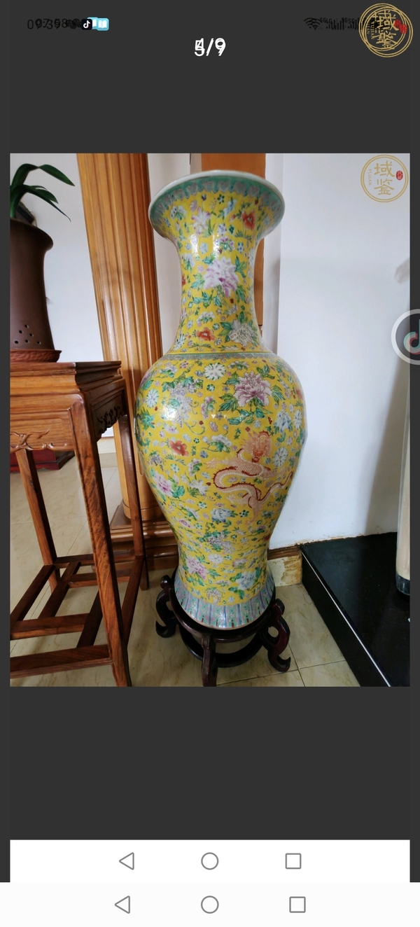 古玩陶瓷創(chuàng)匯 粉彩花卉紋地瓶真品鑒賞圖