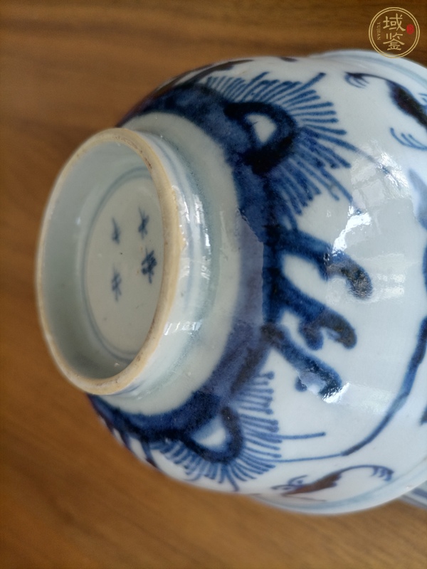 古玩陶瓷青花蓋碗真品鑒賞圖