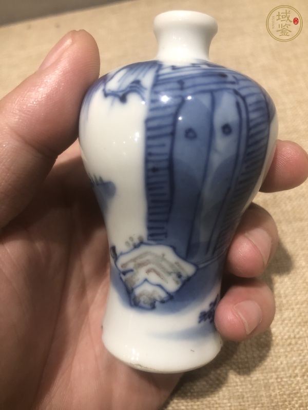 古玩陶瓷青花釉里紅鼻煙壺真品鑒賞圖