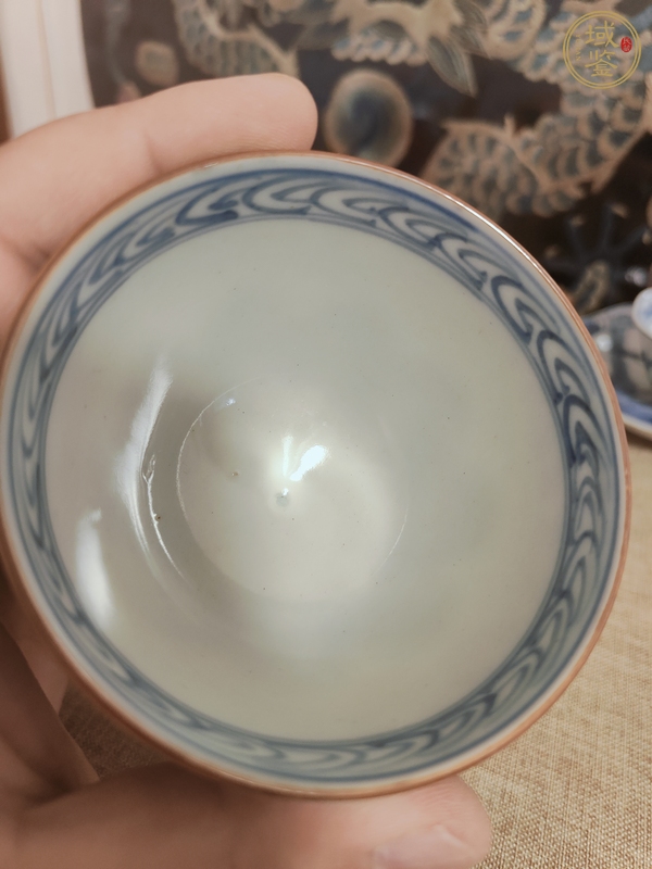 古玩陶瓷青花杯真品鑒賞圖