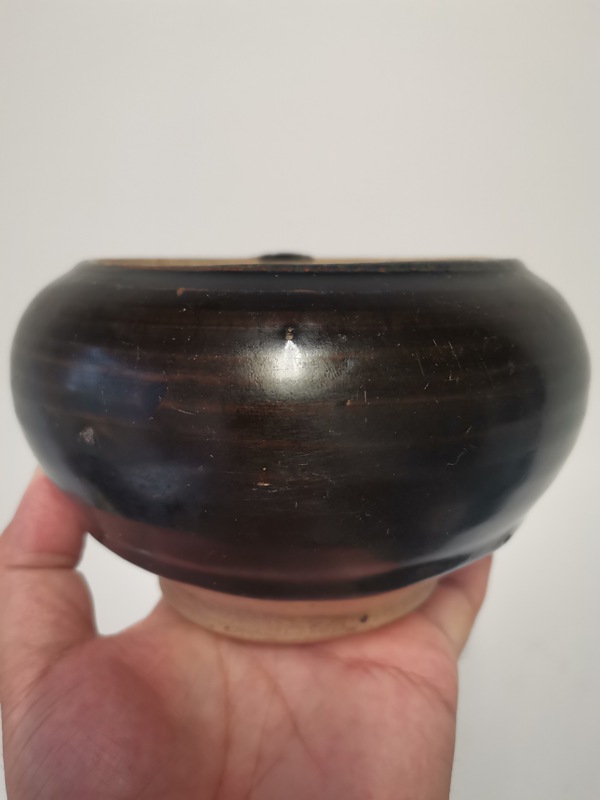 古玩陶瓷唐耀州窯黑釉缽拍賣,當前價格12000元
