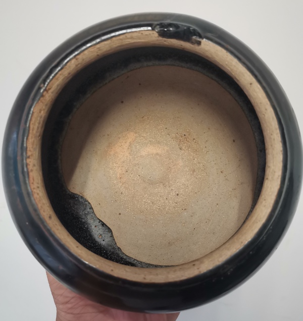 古玩陶瓷唐耀州窯黑釉缽拍賣,當前價格12000元