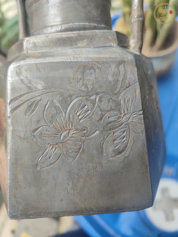 古玩銅器錫壺真品鑒賞圖