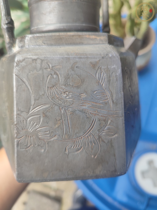 古玩銅器錫壺真品鑒賞圖
