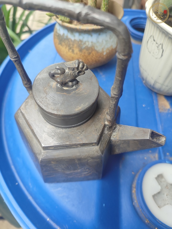 古玩銅器錫壺真品鑒賞圖