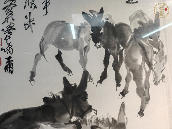 古玩字畫黃胄真品鑒賞圖