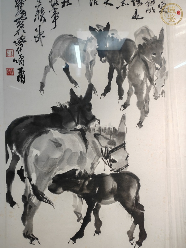 古玩字畫黃胄真品鑒賞圖