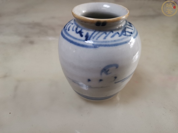 古玩陶瓷青花山水人物紋水盂拍賣,當(dāng)前價(jià)格600元