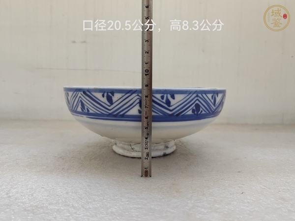 古玩陶瓷磁州窯魚紋青花碗真品鑒賞圖